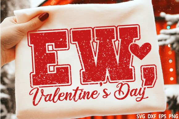 EW Valentine's Day SVG: A Graphic Design Asset for T-Shirt Designs and Web Graphics