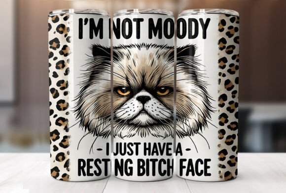 Funny Cat Sarcastic Quote 20oz Tumbler Graphics and Tumbler Wraps Review