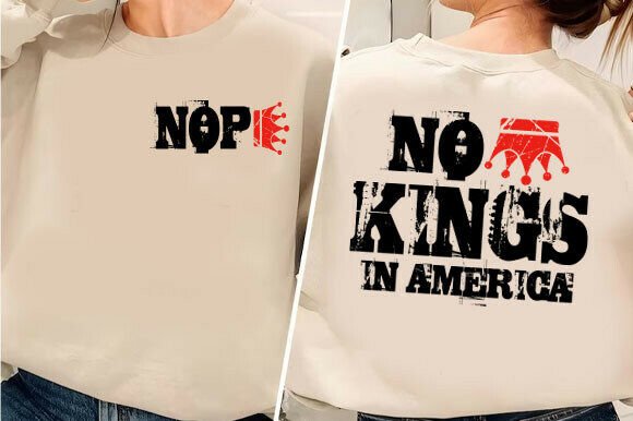 Nope No Kings in America Graphics for T-Shirt Designs