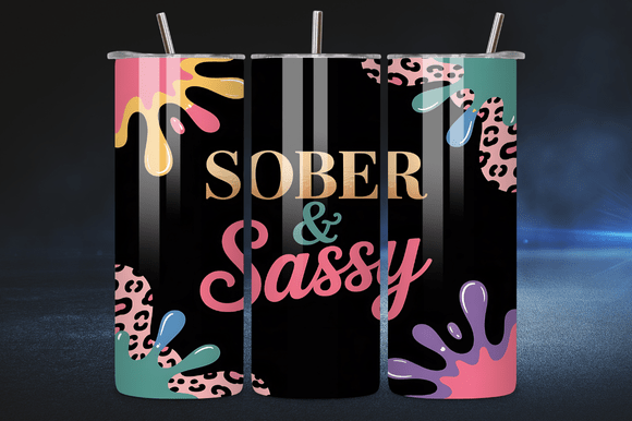 Sober and Sassy Quote Tumbler Wrap Review